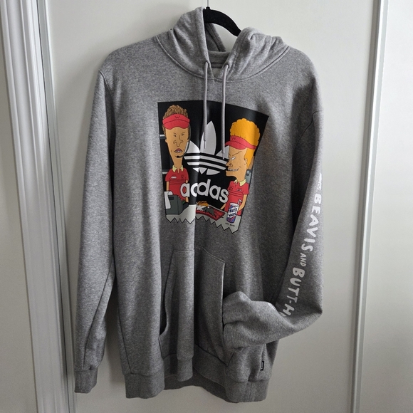 Adidas X Beavis And Butthead Graphic Hoodie - Picture 1 of 4